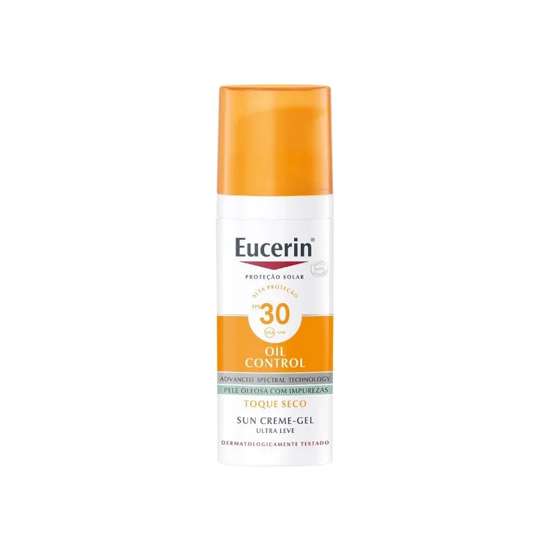Crema solar Eucerin Oil Control Sunscreen Gel-Crema Toque Seco FPS30 50 ml