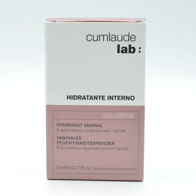 CUMLAUDE HIDRATANTE INTERNO 6ML X 6UDS