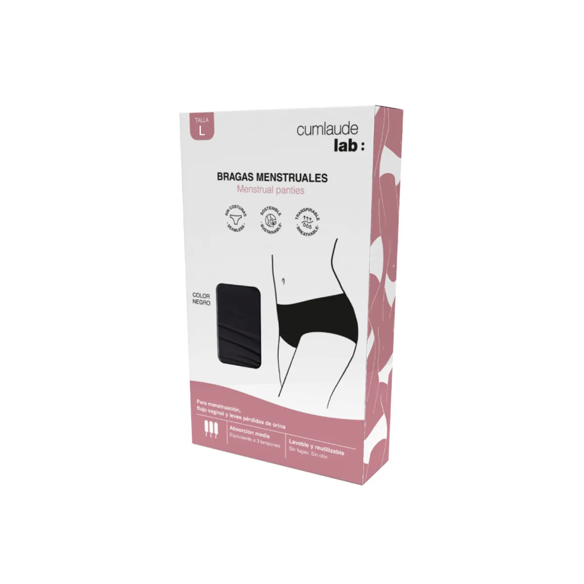 Cumlaude lab: Braga Mnestrual Talla L