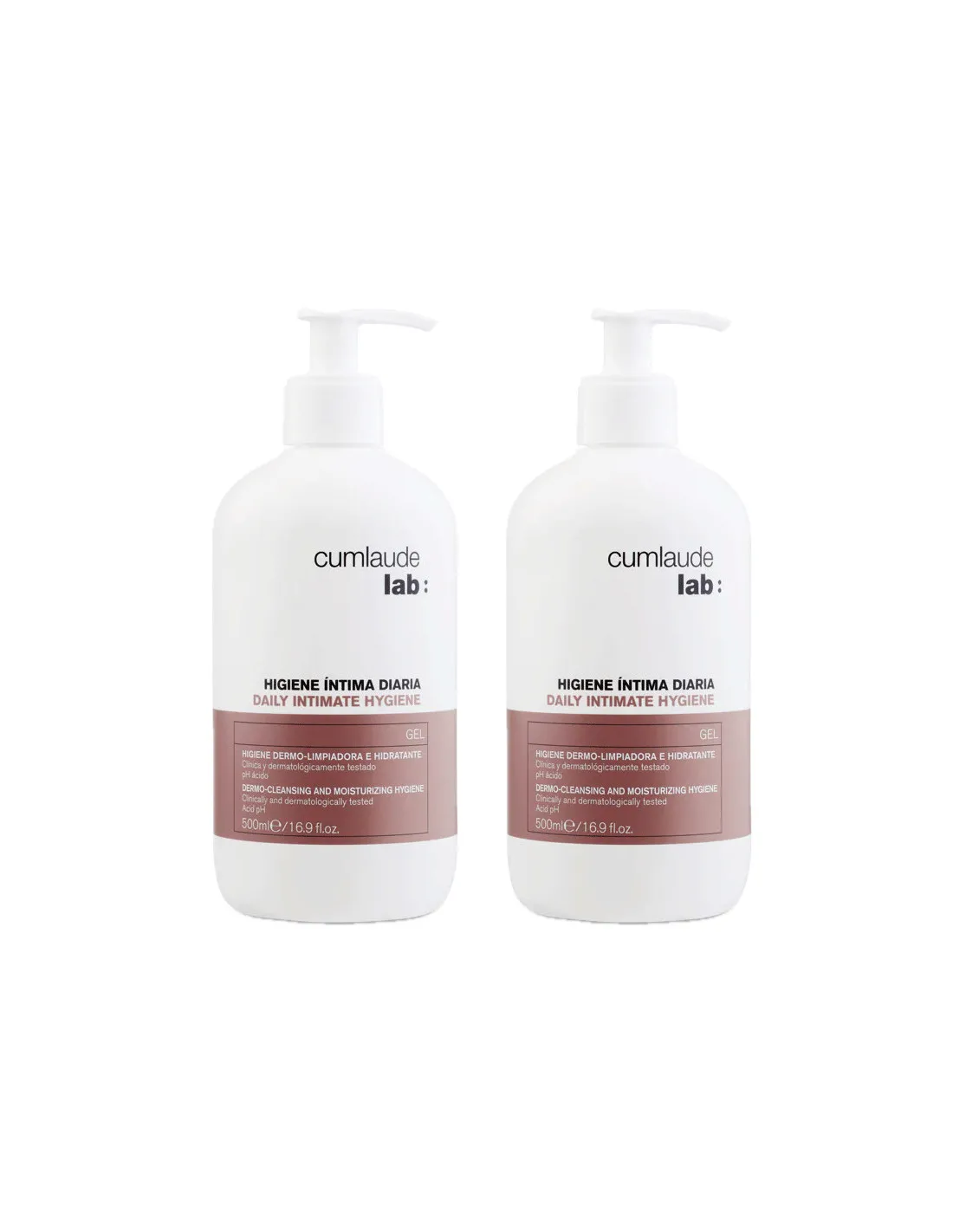 CUMLAUDE LAB DUPLO HIGIENE INTIMA DIARIA 2x500 ML
