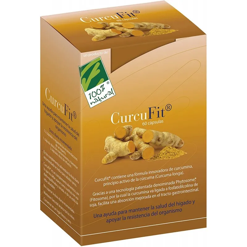 100% NATURAL CURCUFIT 60 CAPSULAS