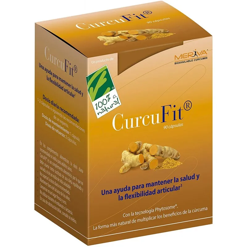 100% NATURAL CURCUFIT 90 CAPSULAS
