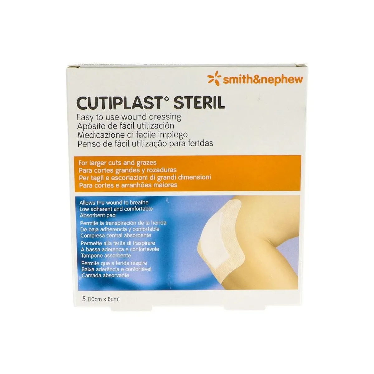 Cutiplast Aposito Adh Es 10 x8 5u