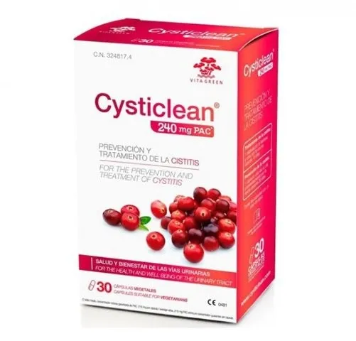 Cysticlean 240 mg PAC, 30 Caps. - Cysticlean