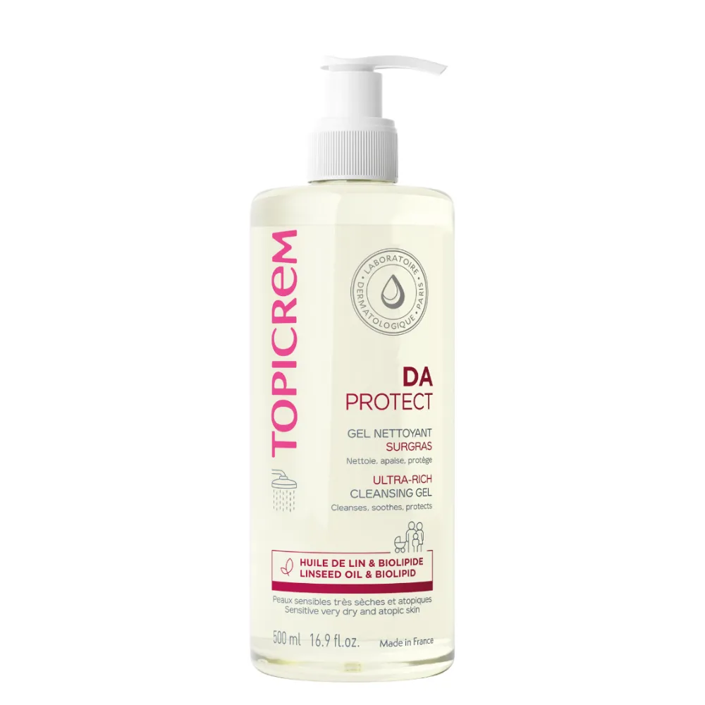 DA PROTECT Gel Limpiador Sobreengrasante, 500 ml. - Topicrem