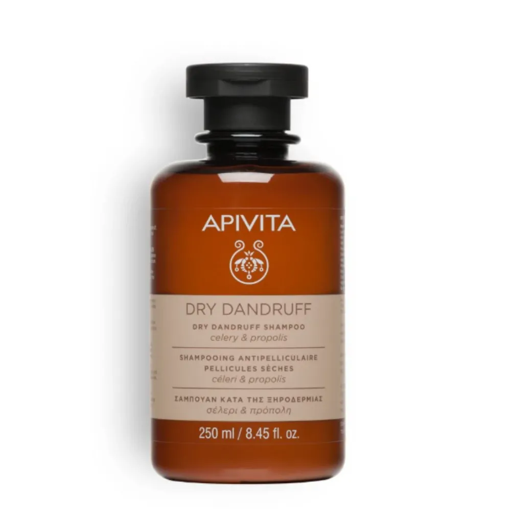Dandruff Champú Anticaspa Seca, 250 ml. - Apivita