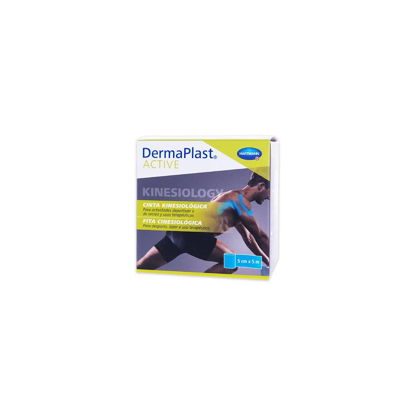 Hartmann Dermaplast Active Cinta Kinesiológica Azul 5cm X 5m