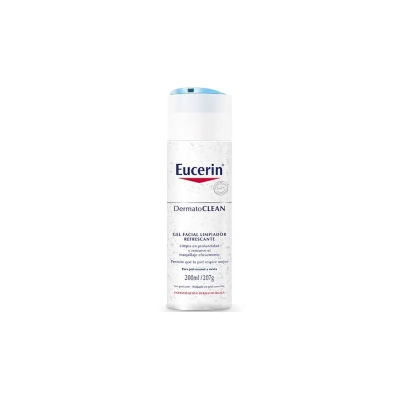 Desmaquillante Eucerin Dermatoclean Gel Limpiador Refrescante 200ml