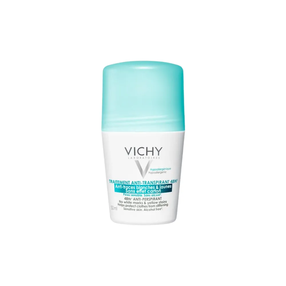 Desodorante Deo Roll-on Bola Verde Regulador 48 Horas Antimarcas, 50 ml.- Vichy