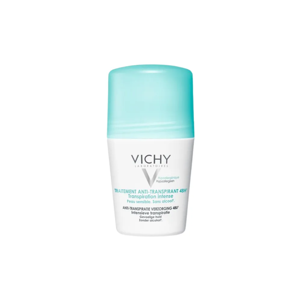 Desodorante Deo Roll-on Bola Verde Regulador 48 Horas Transpiración Intensa, 50 ml.- Vichy
