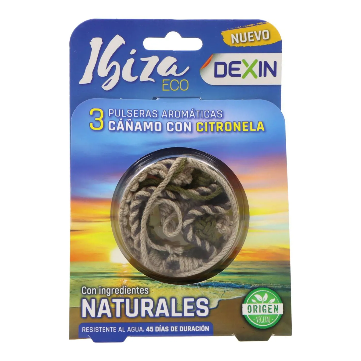 Dexin Ibiza Eco Pulsera Con Citronela 3 Uds