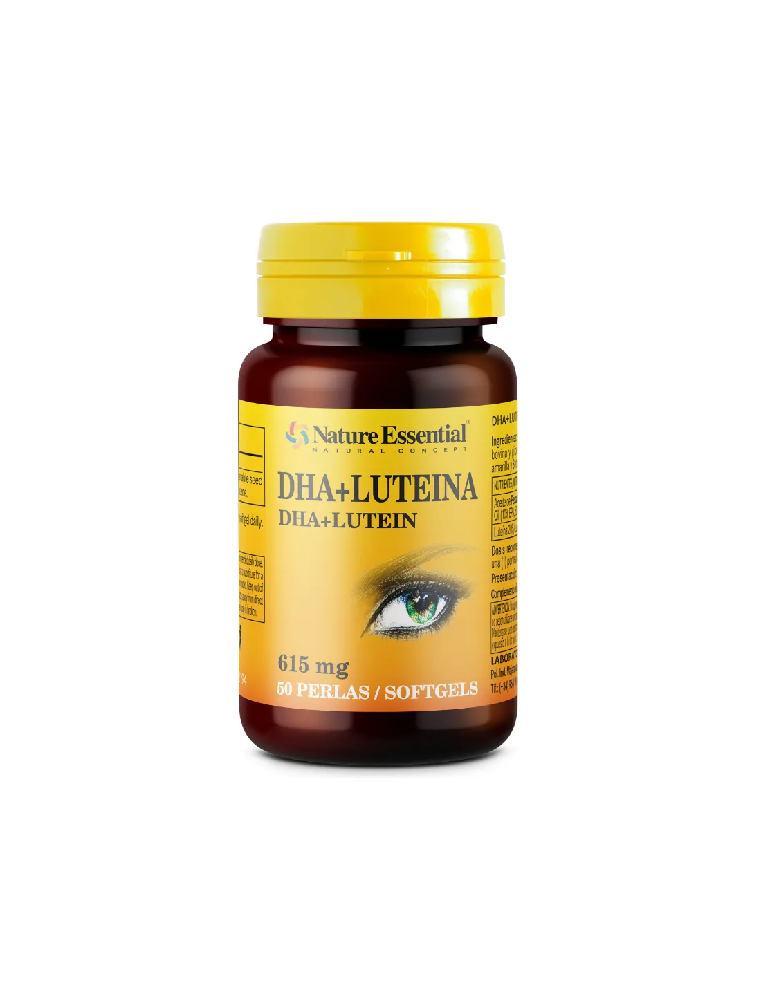 Dha + Luteina 615Mg. 50Perlas de Nature Essential
