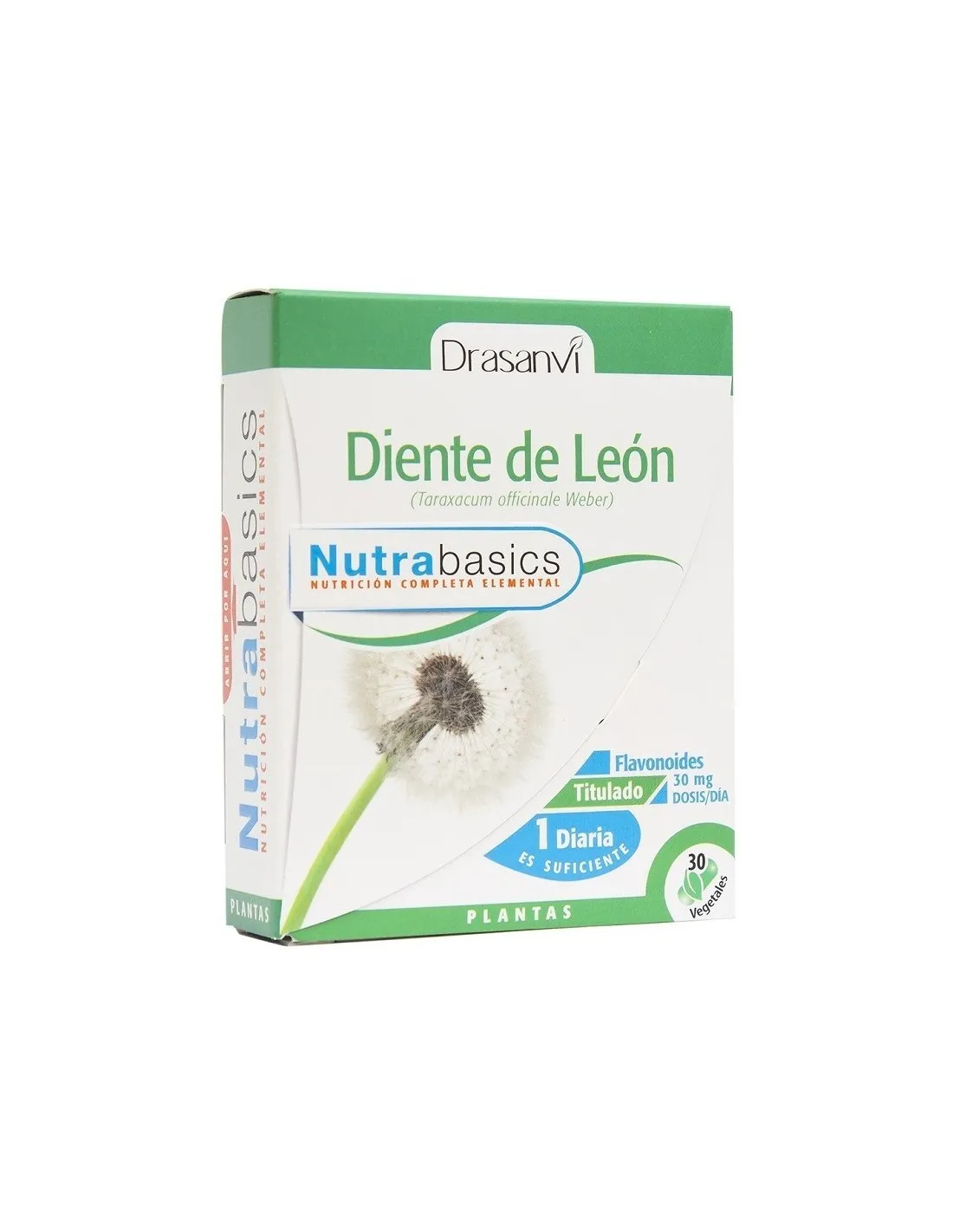 Diente Leon 30 Capsulas Nutrabasicos Drasanvi