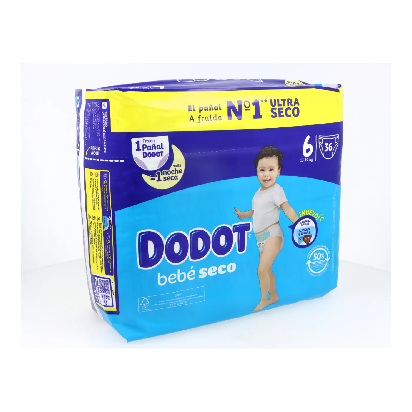 Dodot Bebe Seco Value Talla 6 14 A 20 Kg 48 Uds