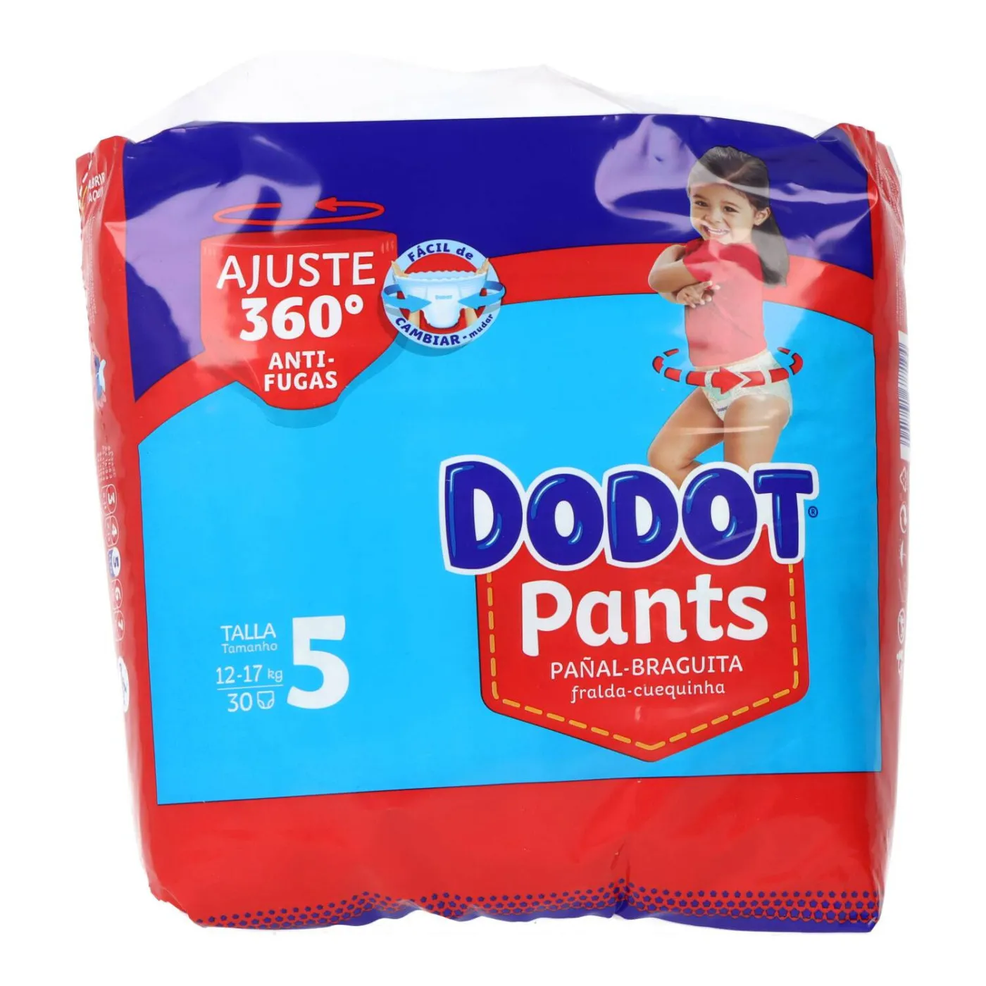 Dodot Pants Talla 5 12-17 Kg 30 Uds