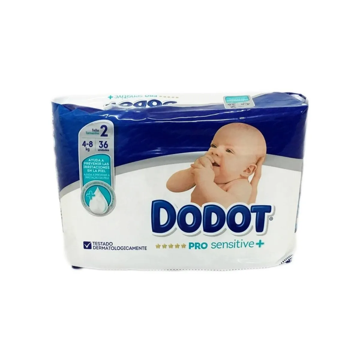 Dodot Pro Sensitive Talla 2 4-8 kg 36 Pañales