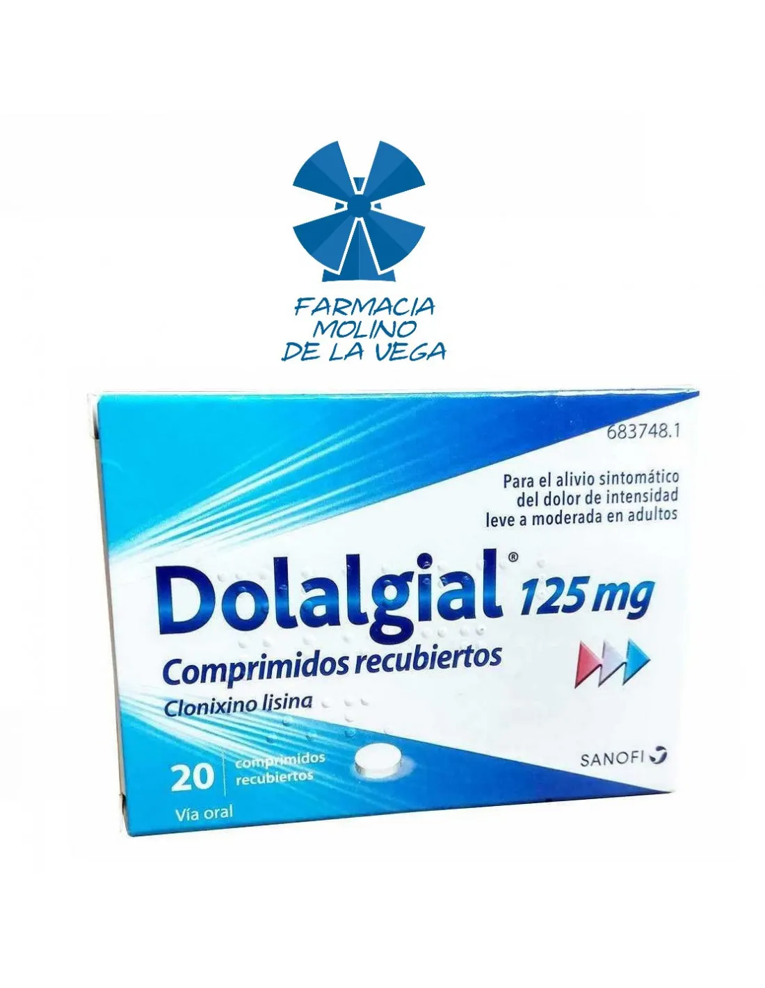 DOLALGIAL 125 MG 20 COMPRIMIDOS