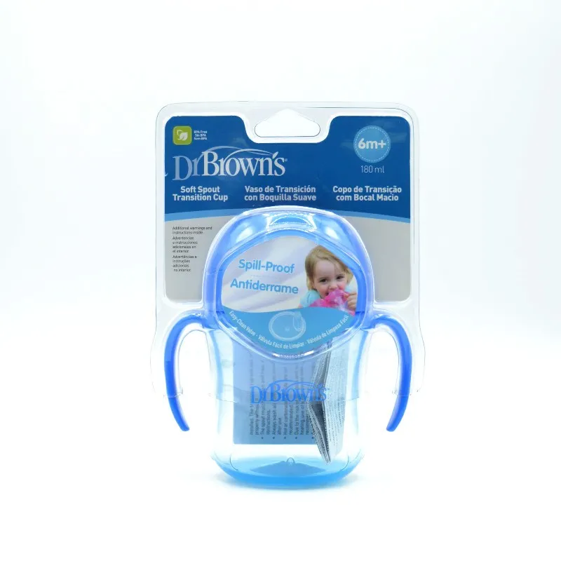 DR BROWN´S VASO DE TRANSICION +6M 180 ML ROSA