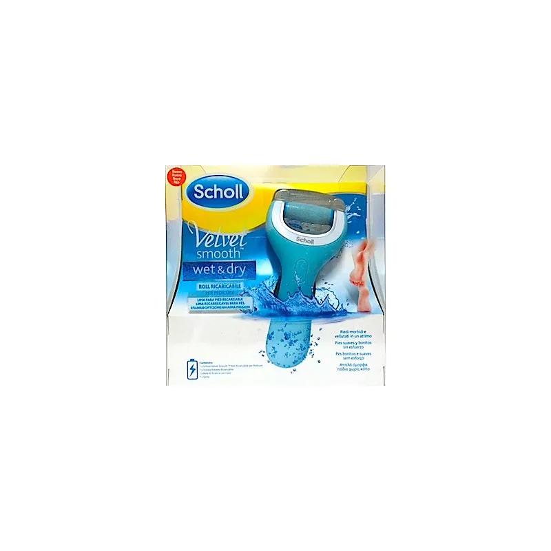 Dr Scholl Lima Electrónica Velvet Smooth Wet & Dry NUEVA. Piel seca y mojada