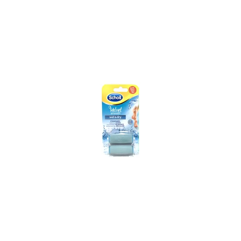 Dr Scholl Recambio Velvet Smooth Wet & Dry Dos Uds