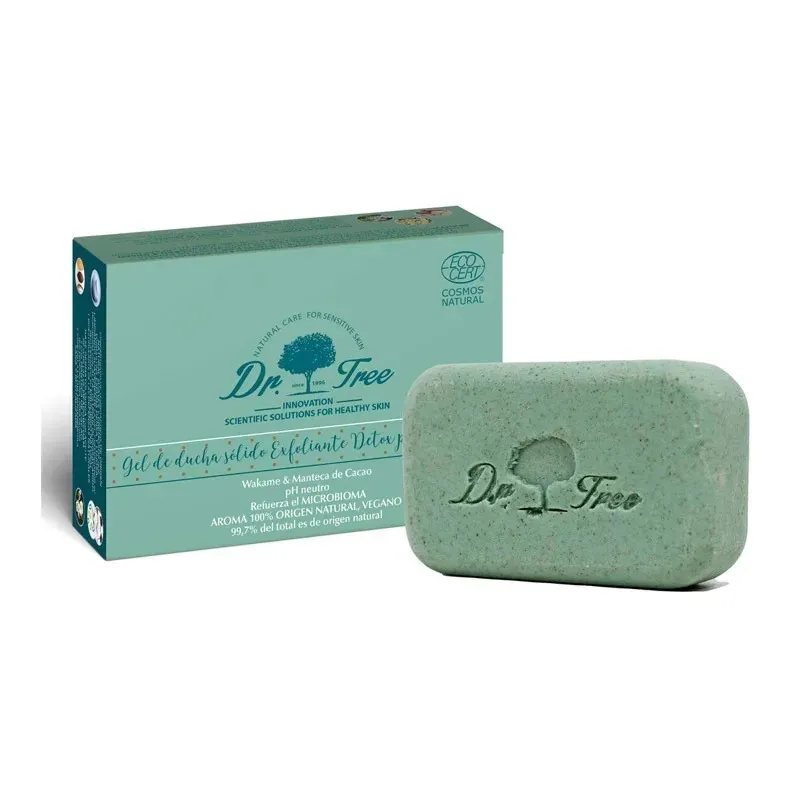 DR. TREE GEL DUCHA SOLIDO EXFOLIANTE 120 GRAMOS