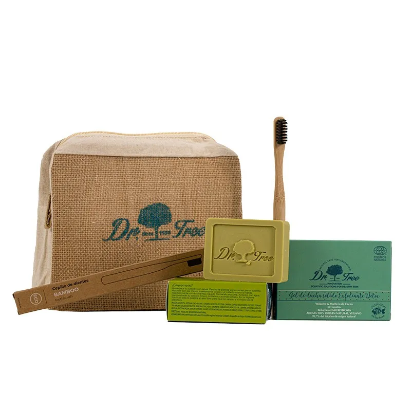 DR. TREE KIT VIAJERO SOLIDOS+CEPILLO DIENTES BAMBU