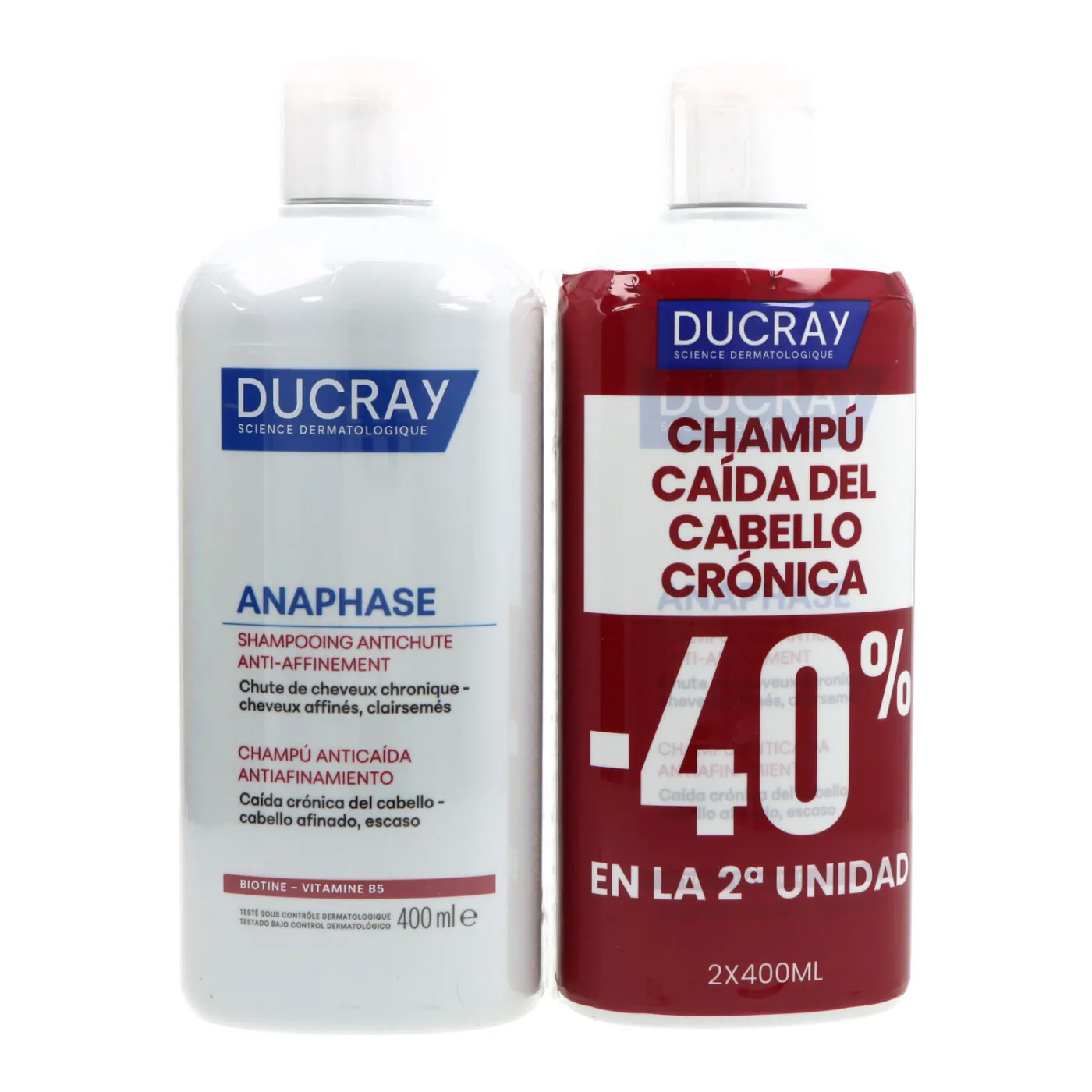 Ducray Anaphase Champu 2x400 ml Promo