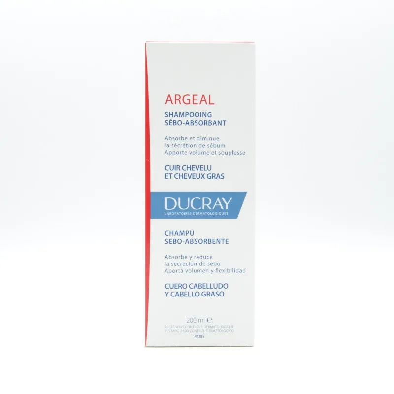 DUCRAY CHAMPU SABAL ARGEAL GRASO USO DIARIO 200 ML