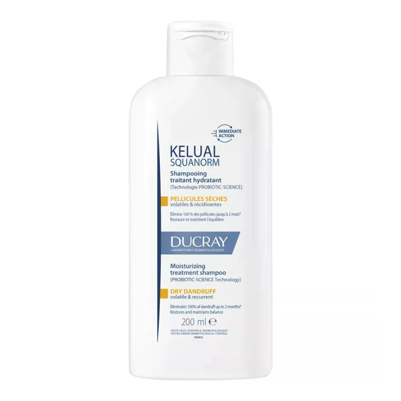 Ducray KELUAL SQUANORM Champô Caspa seca 200ml