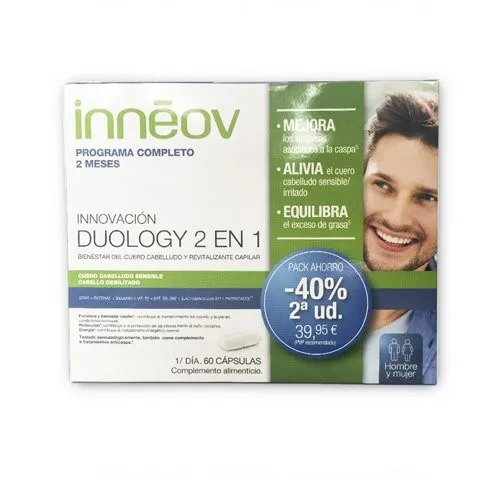 Duology 2 en 1 Pack 2 meses 60 Cápsulas - Inneov