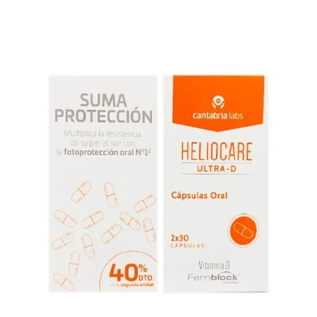 Duplo Heliocare Ultra-D 2 unidad 40% descuento