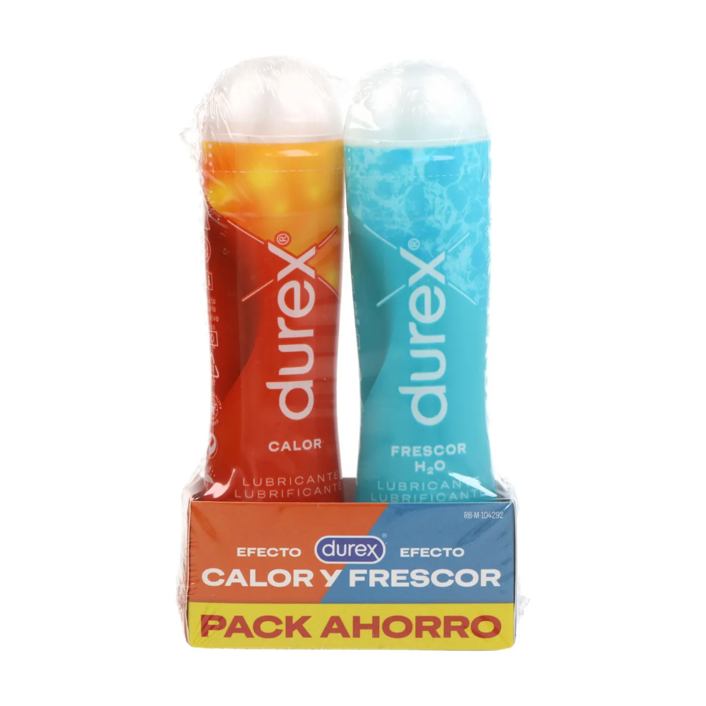 Durex Lubricante Efecto Calor 50 ml + Frescor 50 ml Promo