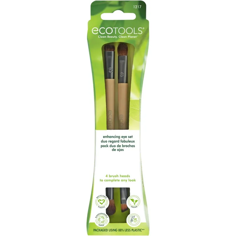 Ecotools Dúo de brochas para ojos Eye Enhancing
