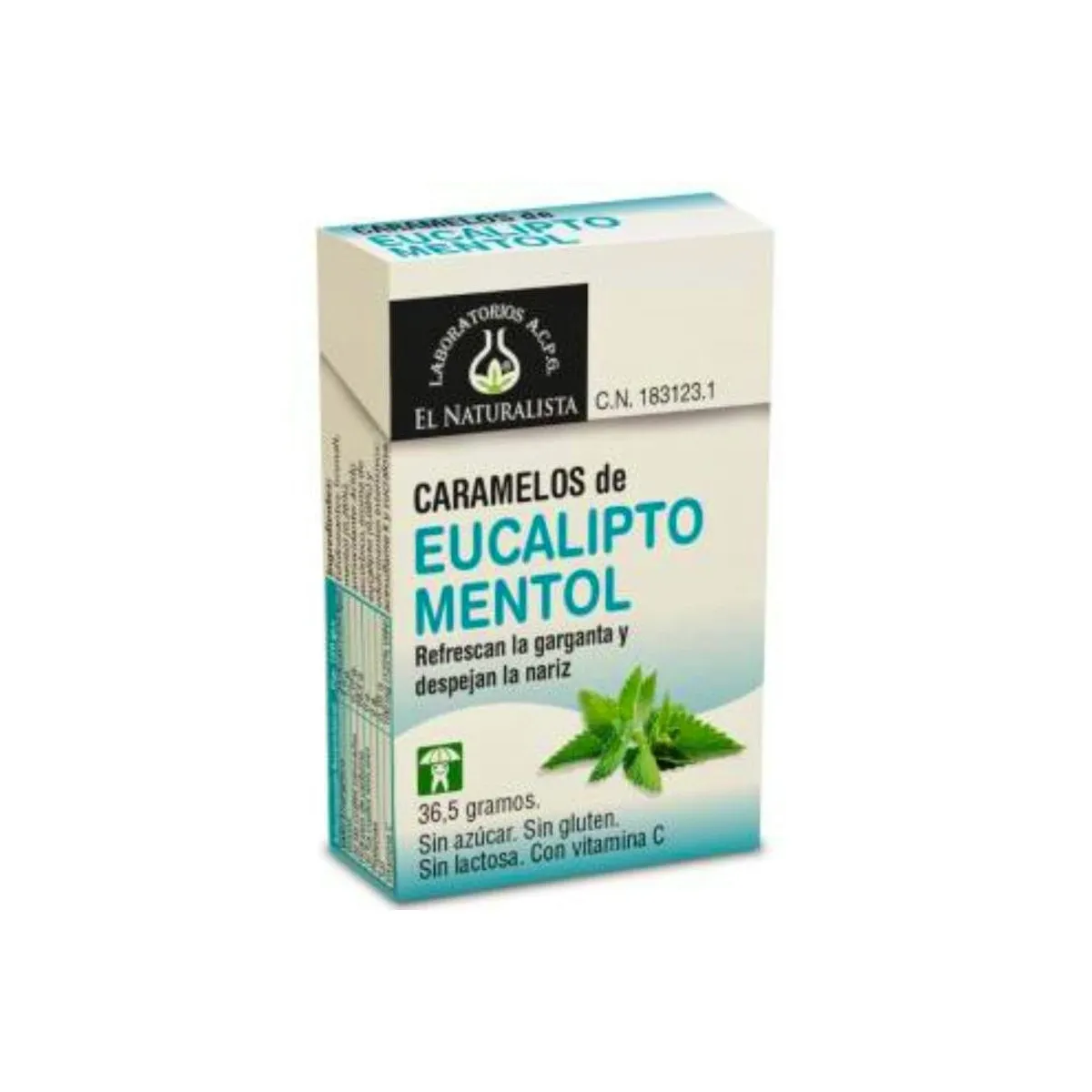 El Naturalista Expo Caramelos Eucalipto Mentol 20 U