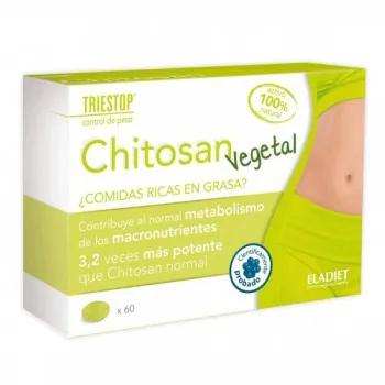 Eladiet Triestop Chitosan Vegetal 60 Comprimidos