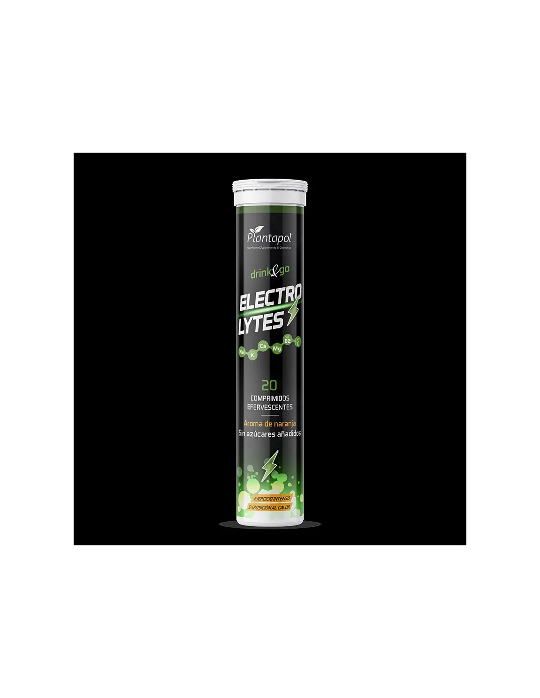 Electrolytes Na, K, Ca, Mg + B2 & C 20 comp de Plantapol