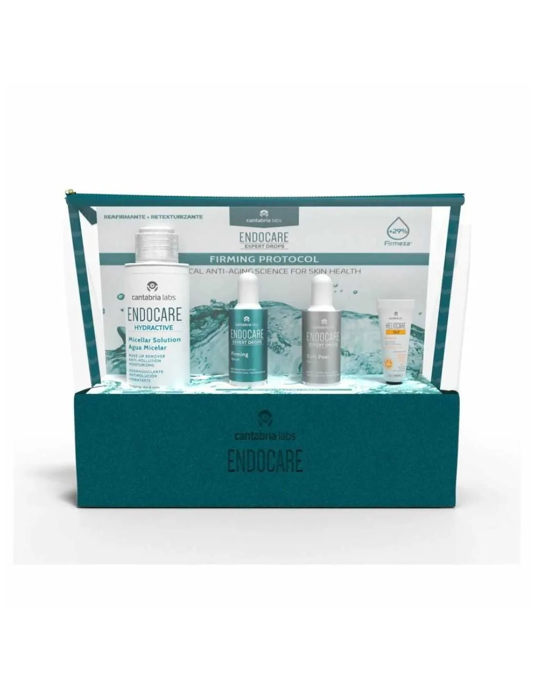Endocare pack Expert Drops Firming + agua micelar