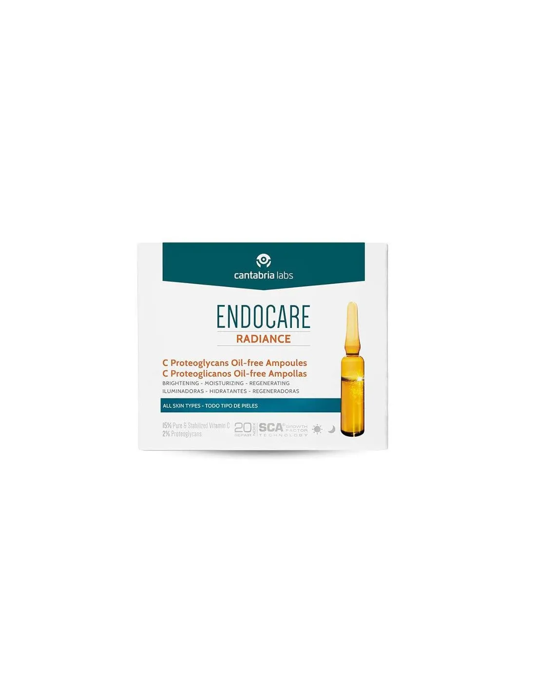 ENDOCARE RADIANCE PROTEOGLICANOS C OIL-FREE 2 ML x 30 AMPOLLAS