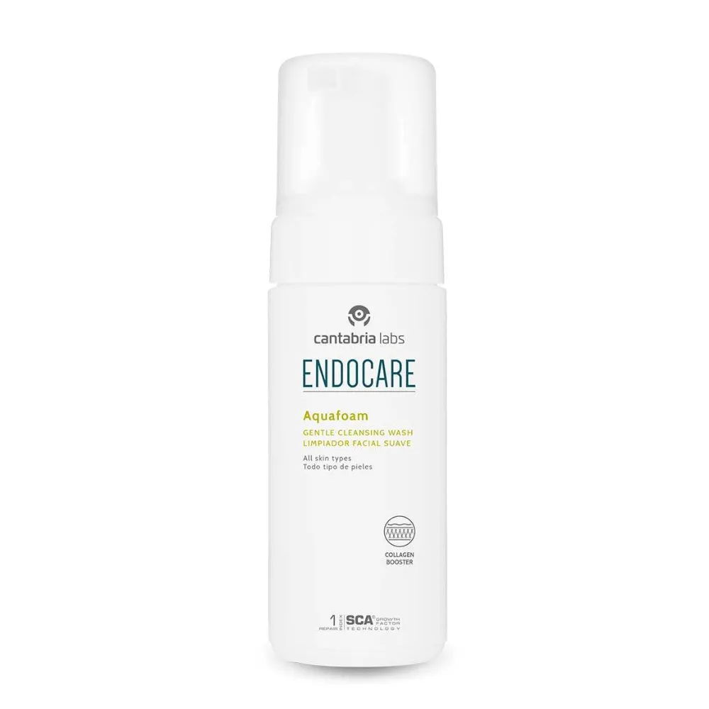 Endocare Essential Aquafoam Espuma Facial Limpiadora, 125 ml. - Cantabria Labs