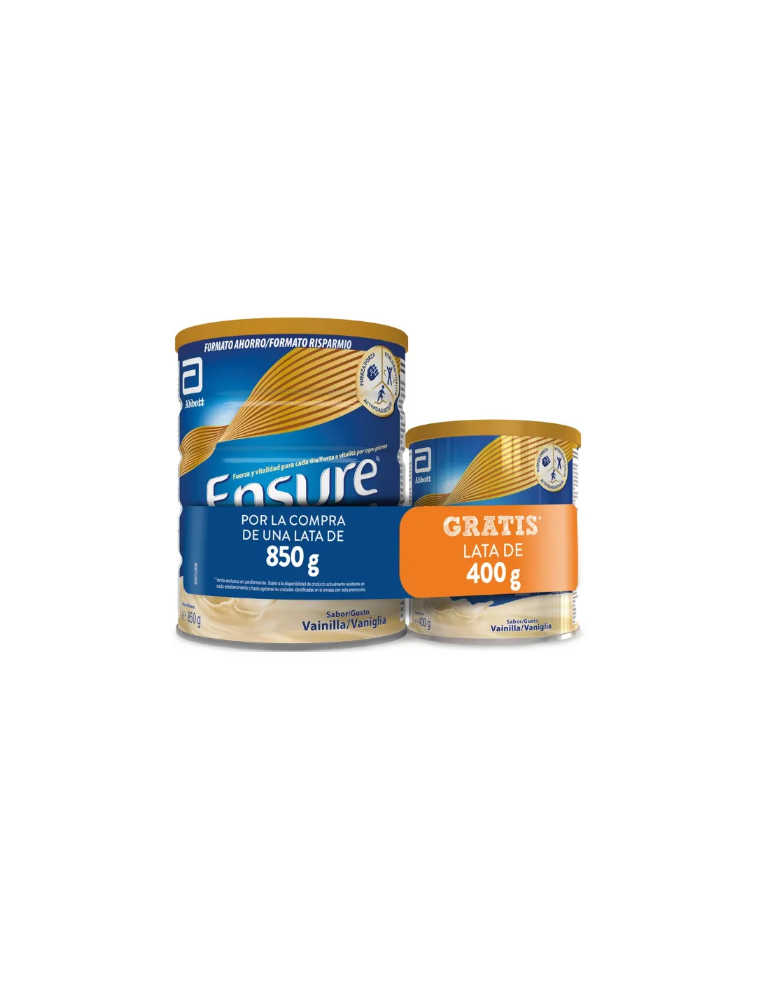 ENSURE NUTRIVIGOR VAINILLA 850 G + 400 G