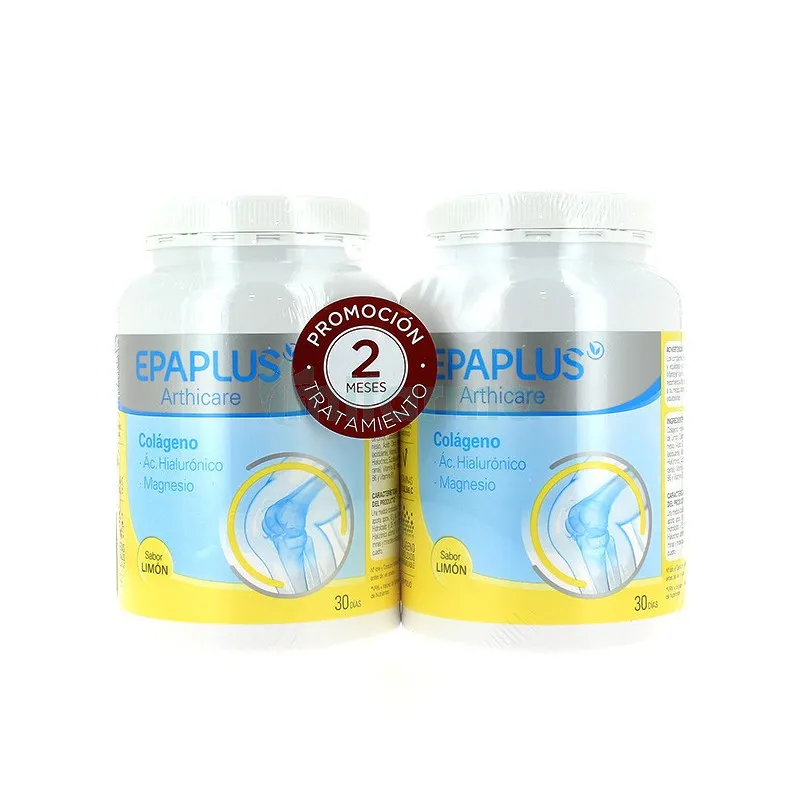 Epaplus Colageno + Hialuronico+ Magnesio Sabor Limon 332 g DUPLO