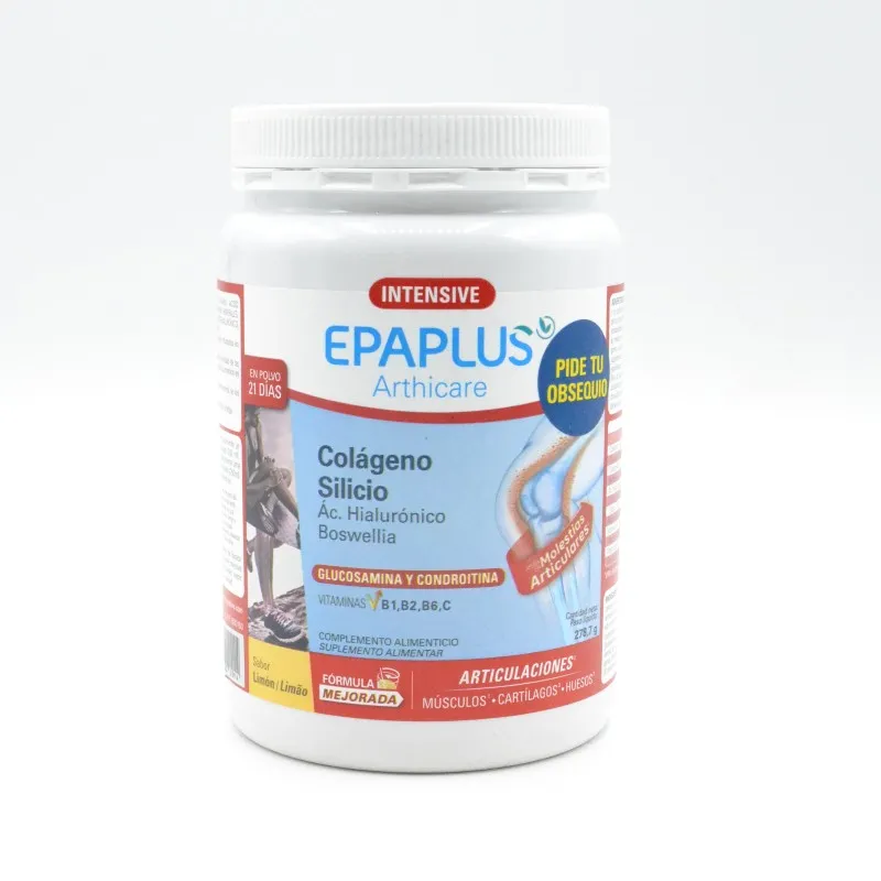 EPAPLUS INTENSIVO COLAGENO+SILICIO+HIALUR+BOSWELLIA POLVO LIMON 278,7 GR