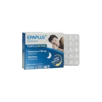 Epaplus Melatonina Forte+ Retard 198 mg y Triptófano 60comp
