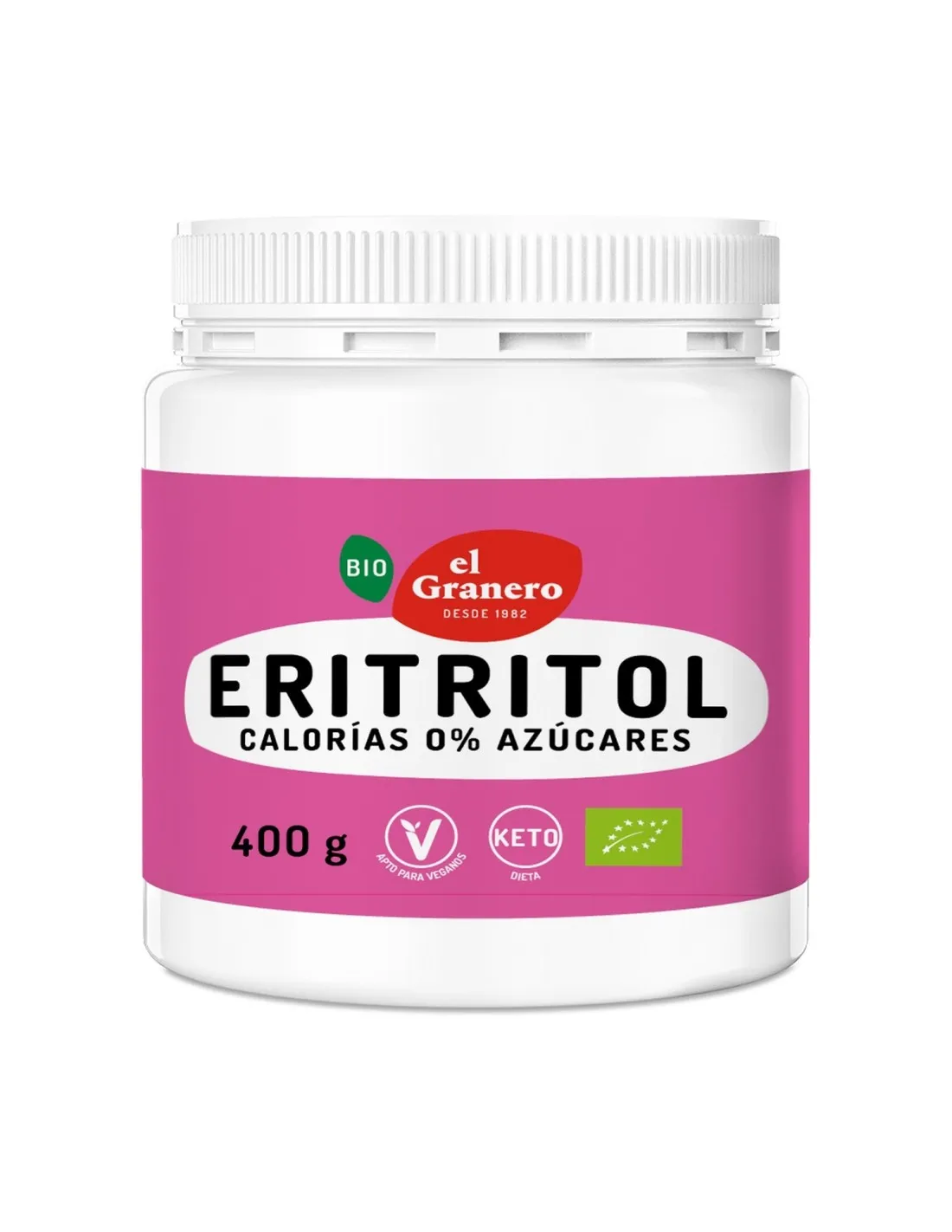 Eritritol 400Gr. Bio de El Granero