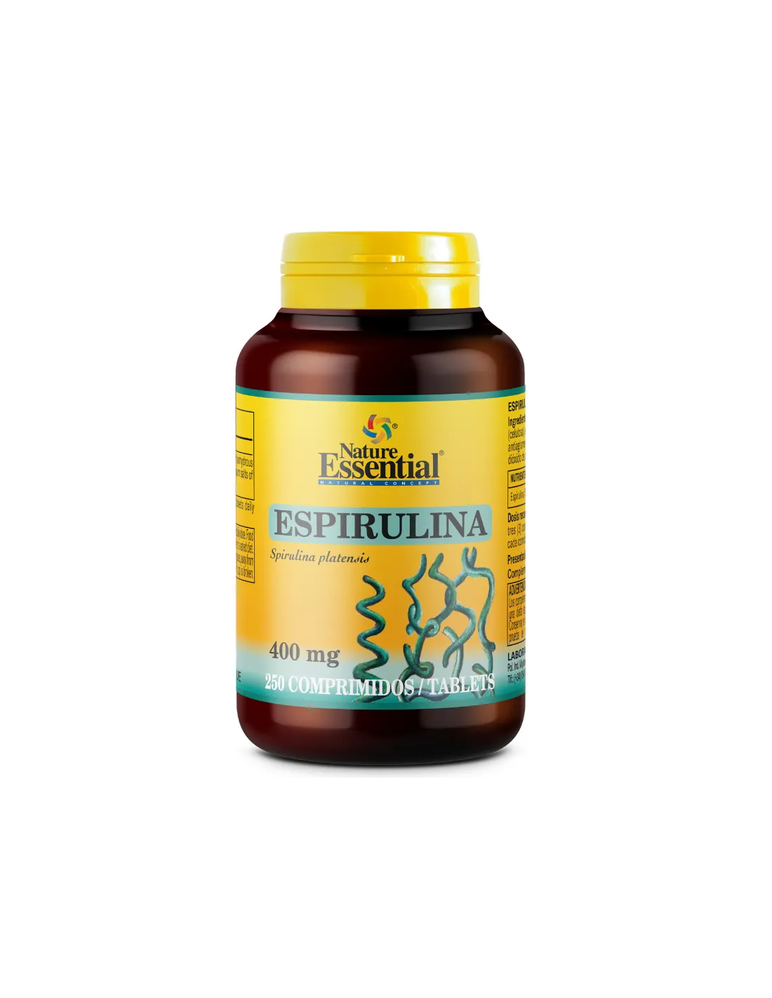Espirulina 400Mg. 250Comp. de Nature Essential