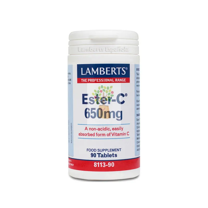 ESTER-C 650Mg. 90 TABLETAS LAMBERTS