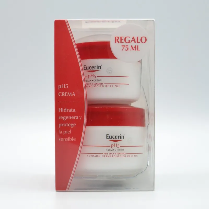 EUCERIN CREMA 75 ML + 75 ML REGALO