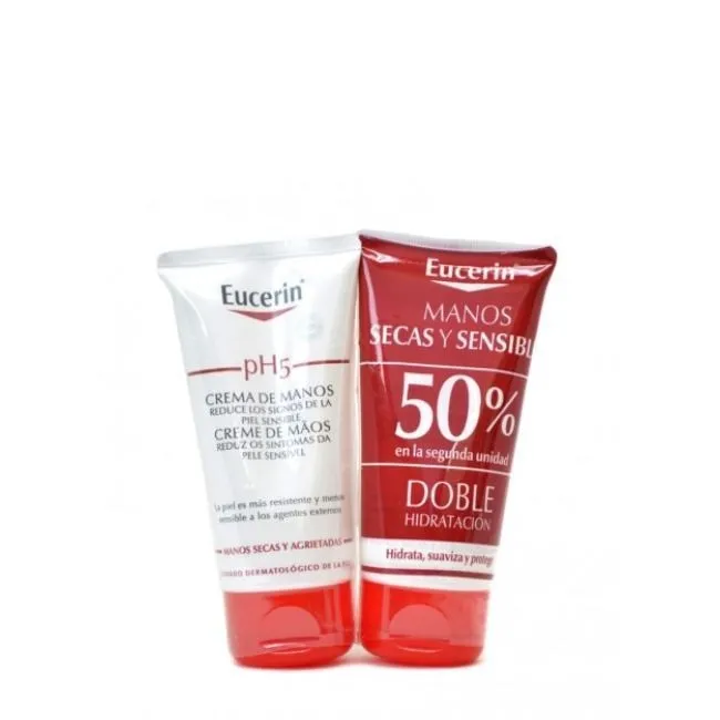 Eucerin Crema Manos 75 ml X2 Duplo