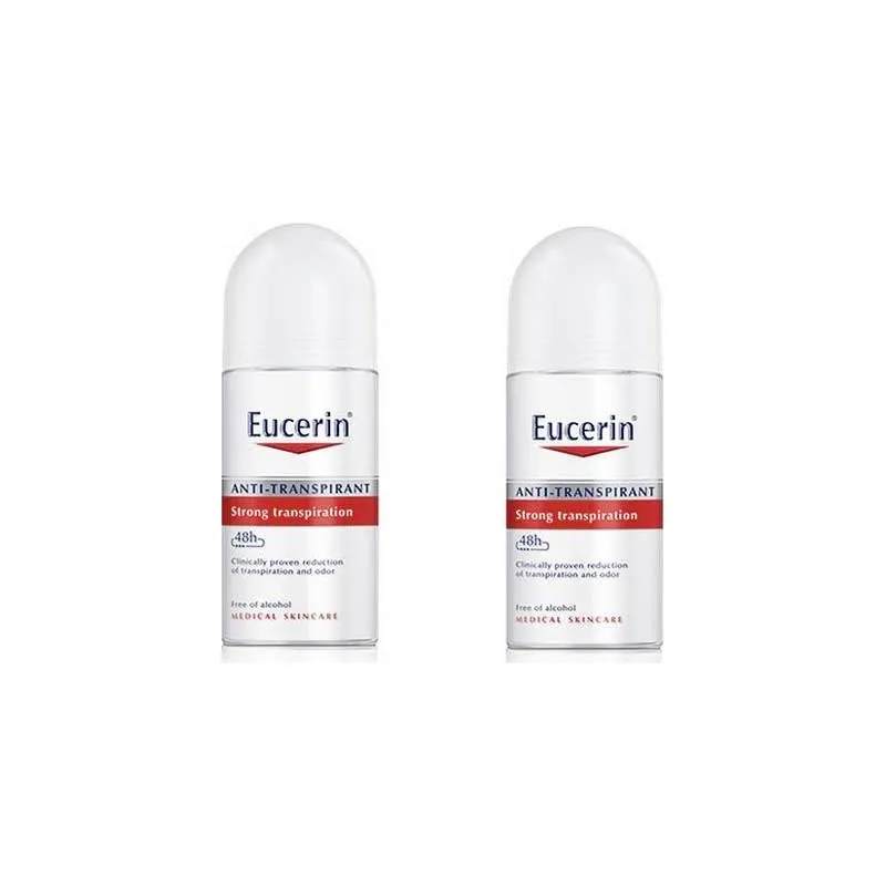 Eucerin Desodorante Roll-on Anti-Transpirante 50ml + 50 ml DUPLO