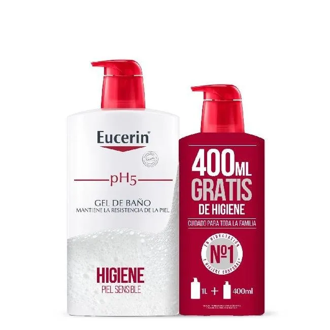 Eucerin Pack Gel De Baño 1L 400ml De Regalo